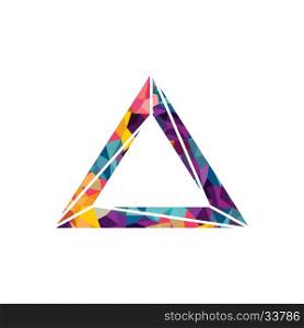 triangle theme logo logotype. triangle theme logo logotype art vector illustration