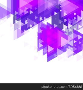 Triangles Abstract Background. Trianggular Design. Vector illustration. Used opacity layers