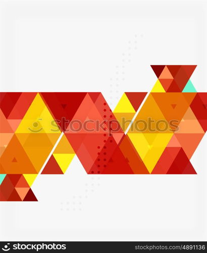 Triangles abstract background. Vector triangles abstract background