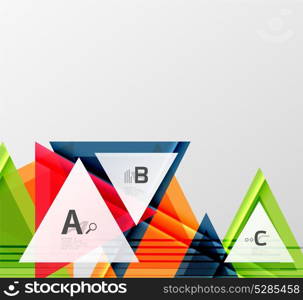 Triangles and geometric shapes abstract background. Triangles and geometric shapes abstract background. Vector illustration for your design