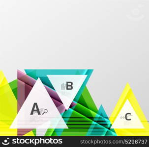 Triangles and geometric shapes abstract background. Triangles and geometric shapes abstract background. Vector illustration for your design