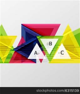Triangles and geometric shapes abstract background. Triangles and geometric shapes abstract background. Vector illustration for your design