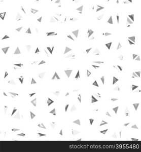 Triangles Glitch Background. Triangular Vector Pattern. Glitch trendy illustration.