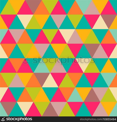 Triangles pattern vector image