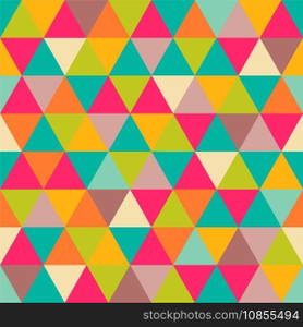 Triangles pattern vector image