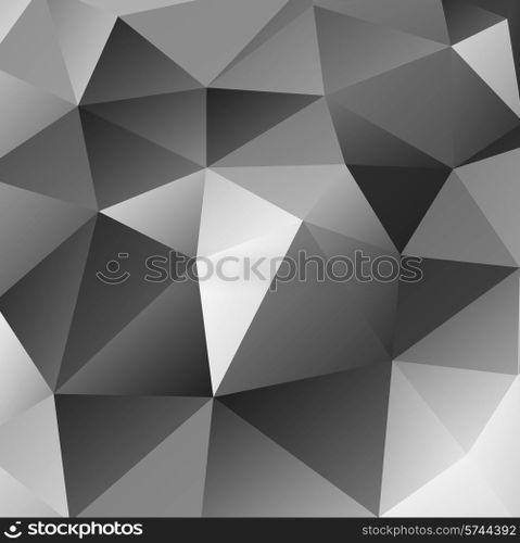 Triangular black background
