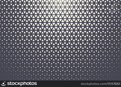 Triangular Halftone Pattern Geometric Texture Technology Abstract Background. Triangle Vector Abstract Technology Background