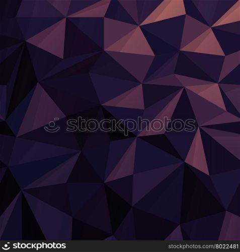 Triangular Low Poly Dark Blue Pattern