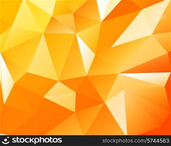 Triangular orange light background
