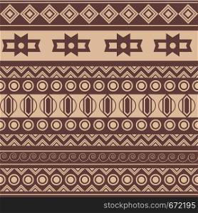 Tribal ethnic seamless pattern. It can be used for cloth, bags, notebooks, cards, envelopes, pads, blankets, packing