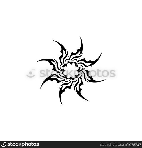 tribal ethnic tattoo icon vector illustration design