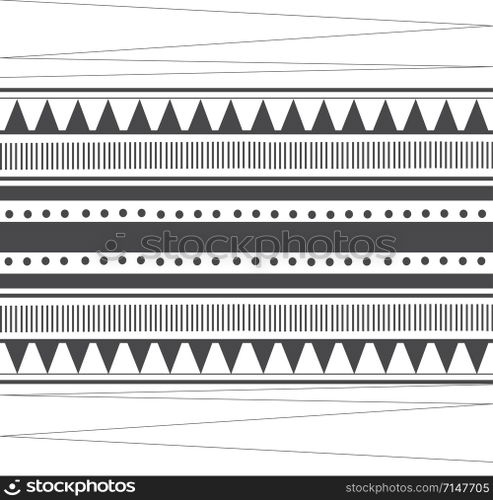 tribal pattern background vector