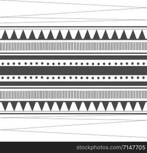 tribal pattern background vector