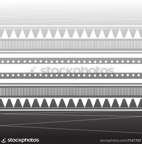 tribal pattern background vector
