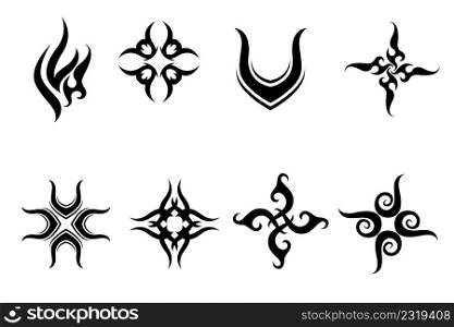 Tribal tattoo logo and symbol