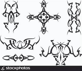 Tribal Tattoo Set
