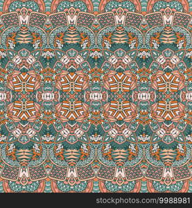 Tribal vector abstract geometric ethnic seamless pattern ornamental. Aztec tribal striped autumn textile design. Texture seamless pattern arabesque ornaments doodle. vintage background