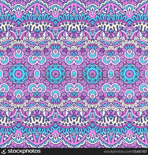 Tribal vintage abstract geometric ethnic seamless pattern ornamental. Indian mandala art textile design. Snowflake art. Tribal vintage abstract geometric ethnic seamless pattern ornamental