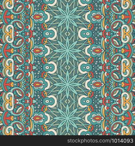 Tribal vintage abstract geometric ethnic seamless pattern ornamental. Indian striped textile design. Textile ikat. Texture seamless pattern arabesque ornaments doodle. vintage background