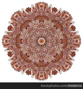 Tribal vintage abstract geometric ethnic seamless pattern ornamental. Vector boho ethnic design. mandala round ornamental folk art style