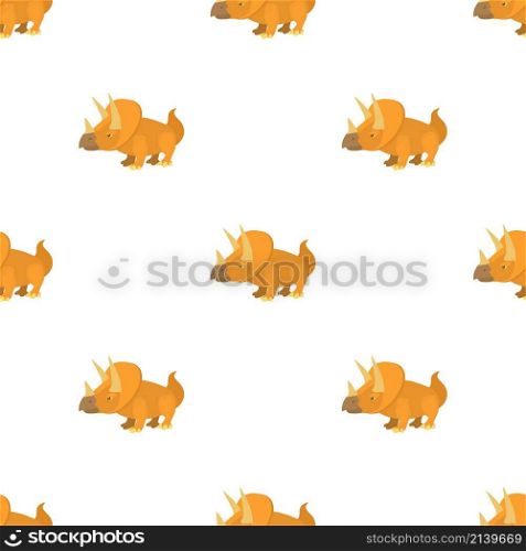 Triceratops pattern seamless background texture repeat wallpaper geometric vector. Triceratops pattern seamless vector