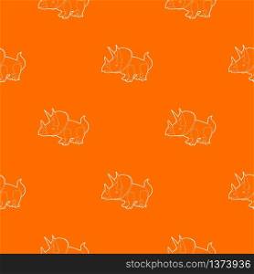 Triceratops pattern vector orange for any web design best. Triceratops pattern vector orange