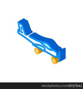 tricycle gear airplane aircraft isometric icon vector. tricycle gear airplane aircraft sign. isolated symbol illustration. tricycle gear airplane aircraft isometric icon vector illustration