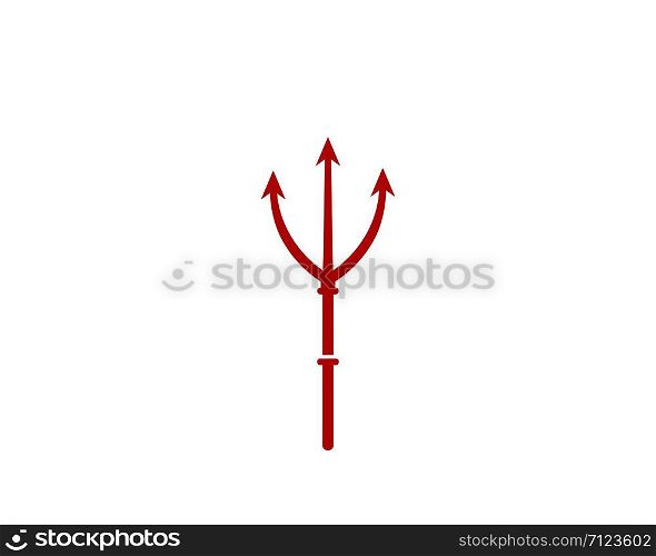 Trident Devil logo vector template