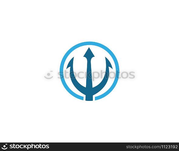 Trident Logo Template vector