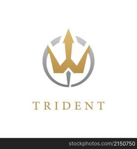 Trident Logo Template vector icon illustration design