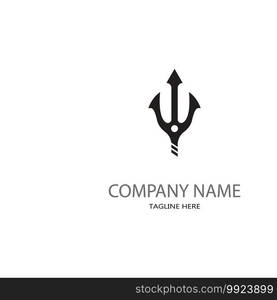 Trident Logo Template vector icon illustration design