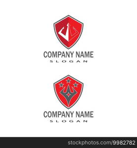 Trident Logo Template vector icon illustration design