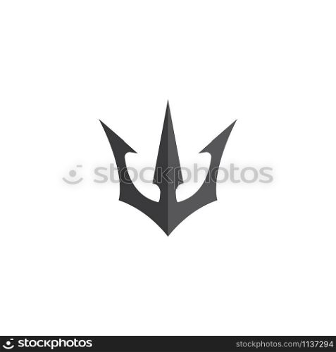 Trident Logo Template vector symbol nature