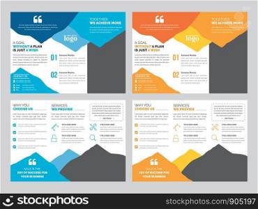 Trifold Brochure Design Template for any type of corporate use