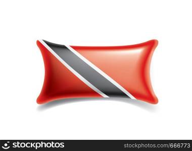 trinidad and tobago national flag, vector illustration on a white background. trinidad and tobago flag, vector illustration on a white background