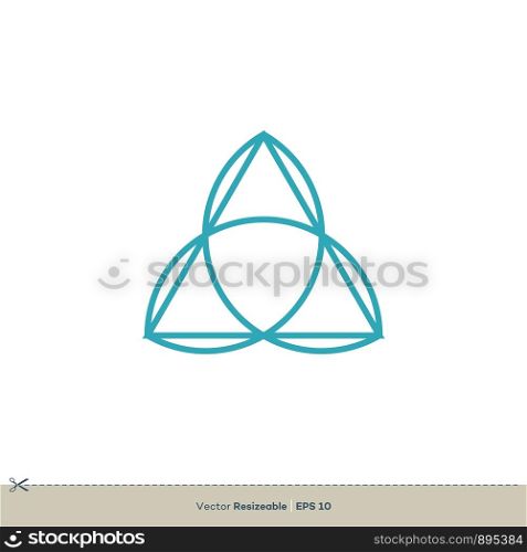 Trinity Celtic Ornamental Logo Template Illustration Design. Vector EPS 10.