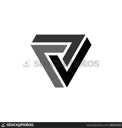 Trinity Triangle Logo Template Illustration Design. Vector EPS 10.