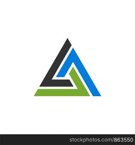 Trinity Triangle Logo Template Illustration Design. Vector EPS 10.