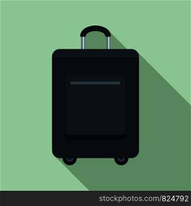 Trip bag icon. Flat illustration of trip bag vector icon for web design. Trip bag icon, flat style