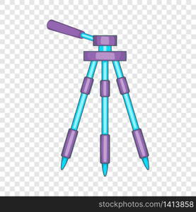 Tripod icon. Cartoon illustration of tripod vector icon for web. Tripod icon, cartoon style