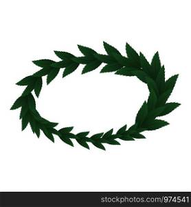 Triumph wreath icon. Isometric illustration of triumph wreath vector icon for web. Triumph wreath icon, isometric style