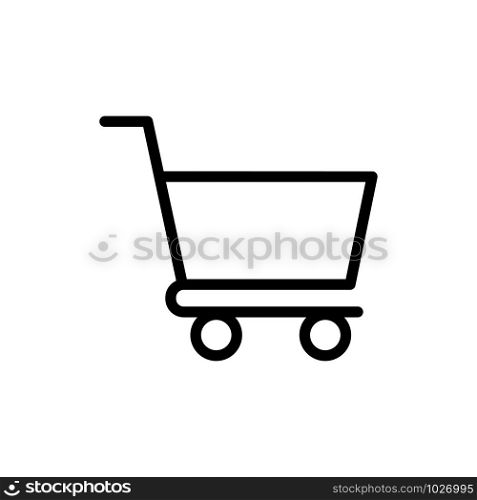 trolley, shopping cart icon