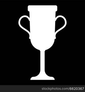 Trophy cup icon .