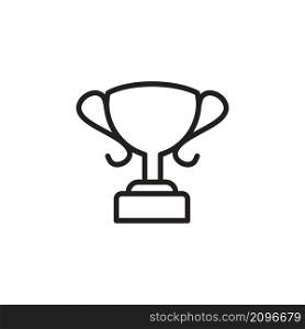 trophy icon design vector templates white on background