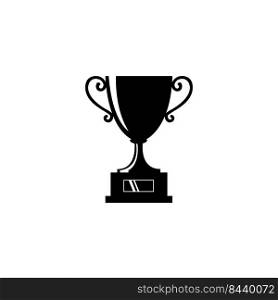 Trophy icon logo vector design template