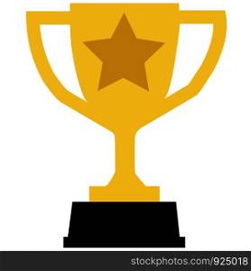 Trophy icon on gray background. flat style. Trophy icon for your web site design, logo, app, UI. Trophy cup symbol. champions trophy sign. champions cup sing.