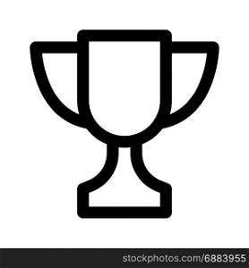 trophy, icon on isolated background,