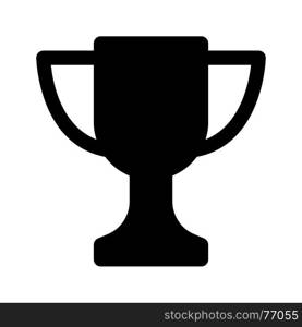 trophy, icon on isolated background