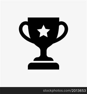 trophy icon solid style