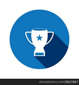 Trophy icon,vector illustration template design